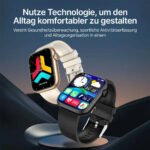 Top Performance Smartwatch mit Gesundheitstracking / IP67 Wasserdichtigkeit / 7 Tage Akku-Laufzeit / 100 Sportmodi AB – Bild 2