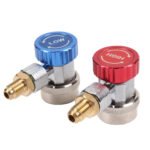 Einstellbarer AC R134A-Schnellkupplungsstecker Adapter hoch niedrig 1/4" – Bild 3