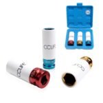 Legierung Radmutter Schutztiefe Schlagschrauber Werkzeugsatz 17 19 21mm 1/2" 3 Stück