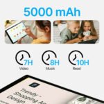 Performance Tablet mit leistungsstarkem Prozessor | Inklusive GRATIS Schutzhülle | Octa-Core 2.0GHz Prozessor | 6GB RAM | 128GB Speicher (bis zu 1TB erweiterbar) | Dualband-WiFi 2.4G/5G, Bluetooth 5.0 | Android 13 mit Dual-Kameras – Bild 5