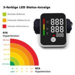 Ultra Precision Blutdruckmessgerät / Präzise Blutdruck- und Pulsmessung am Oberarm / Arrhythmie-Erkennung / Mit smarter Speicherfunktion / Für den Heimgebrauch – Bild 3