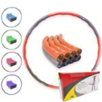 Premium Hula Hoop Reifen 1.0 von FitOne / Kalorienkiller / 8-teilig / patentiertes Wellendesign / hochwertiges PP-Material / stabiler Schaumstoff / Fitnesswaffe – Bild 13