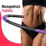Premium Hula Hoop Reifen 1.0 von FitOne / Kalorienkiller / 8-teilig / patentiertes Wellendesign / hochwertiges PP-Material / stabiler Schaumstoff / Fitnesswaffe – Bild 10