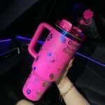 🔥40OZ Stitch Cup 1200ML 🥰 Straw Topper as Free Gift🎁 - Image 6