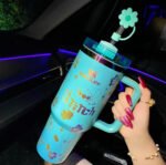 🔥40OZ Stitch Cup 1200ML 🥰 Straw Topper as Free Gift🎁 - Image 15