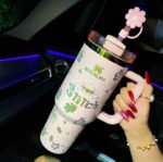 🔥40OZ Stitch Cup 1200ML 🥰 Straw Topper as Free Gift🎁 - Image 9