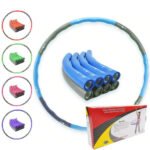 Premium Hula Hoop Reifen 1.0 von FitOne / Kalorienkiller / 8-teilig / patentiertes Wellendesign / hochwertiges PP-Material / stabiler Schaumstoff / Fitnesswaffe – Bild 14
