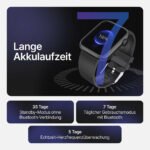 Top Performance Smartwatch mit Gesundheitstracking / IP67 Wasserdichtigkeit / 35 Tage Akkulaufzeit / 100 Sportmodi – Bild 4