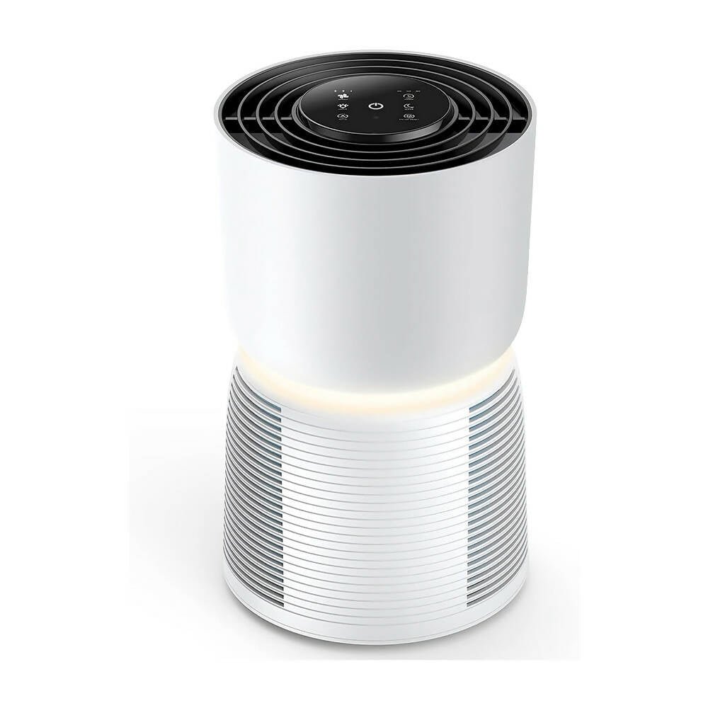 PqBIcfEk32 Luftreiniger mit 6-Stufen-HEPA-Filterung / Leiser Betrieb / Intelligenter Auto-Modus / Ozonfreie Luftqualität / 360° Luftzirkulation / Anpassbarer Timer / Filteraustausch-Erinnerung – Bild 1