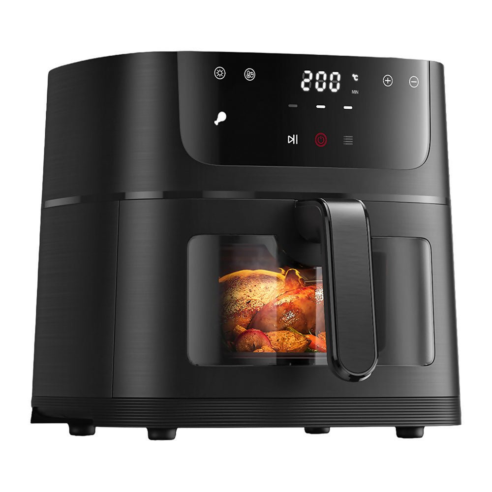 UQyAMEAX3W Heißluftfritteuse mit 5,5 Liter Kapazität und digitalem LED-Touchscreen – Bild 1