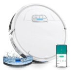 Saugroboter mit Wischfunktion / 4000Pa Saugkraft / Intelligente Reinigungsrouten / App-Steuerung / 150 Min. Laufzeit / Teppicherkennung / Einfache Wartung / Alexa & Google kompatibel – Bild 8