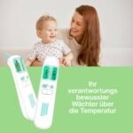 Berührungsloses Infrarot-Thermometer für Babys & Erwachsene / Stirn- und Ohrenthermometer / Medizinischer Standard / Schnelle und genaue Ergebnisse in 1 Sekunde / Mit Fieberalarm und 4-in-1 Messungen – Bild 7