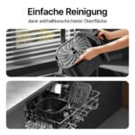 Heißluftfritteuse mit 5,5 Liter Kapazität und digitalem LED-Touchscreen – Bild 4