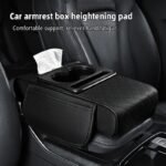Multi-Purpose Car Console Storage Bag with Armrest Pad