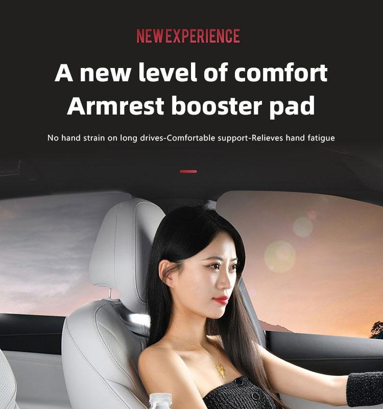 Car interior accessories armrest box storage bag for storage and organization of universal car interior accessories, cup holder and mobile phone storage cabinet for long-distance driving travel, car center console armrest pad, multi-function storage bag