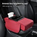 Multi-Purpose Car Console Storage Bag with Armrest Pad - Image 3
